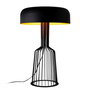 Opviq Fellini - MR-123 Lámpara de mesa Negra y Dorada